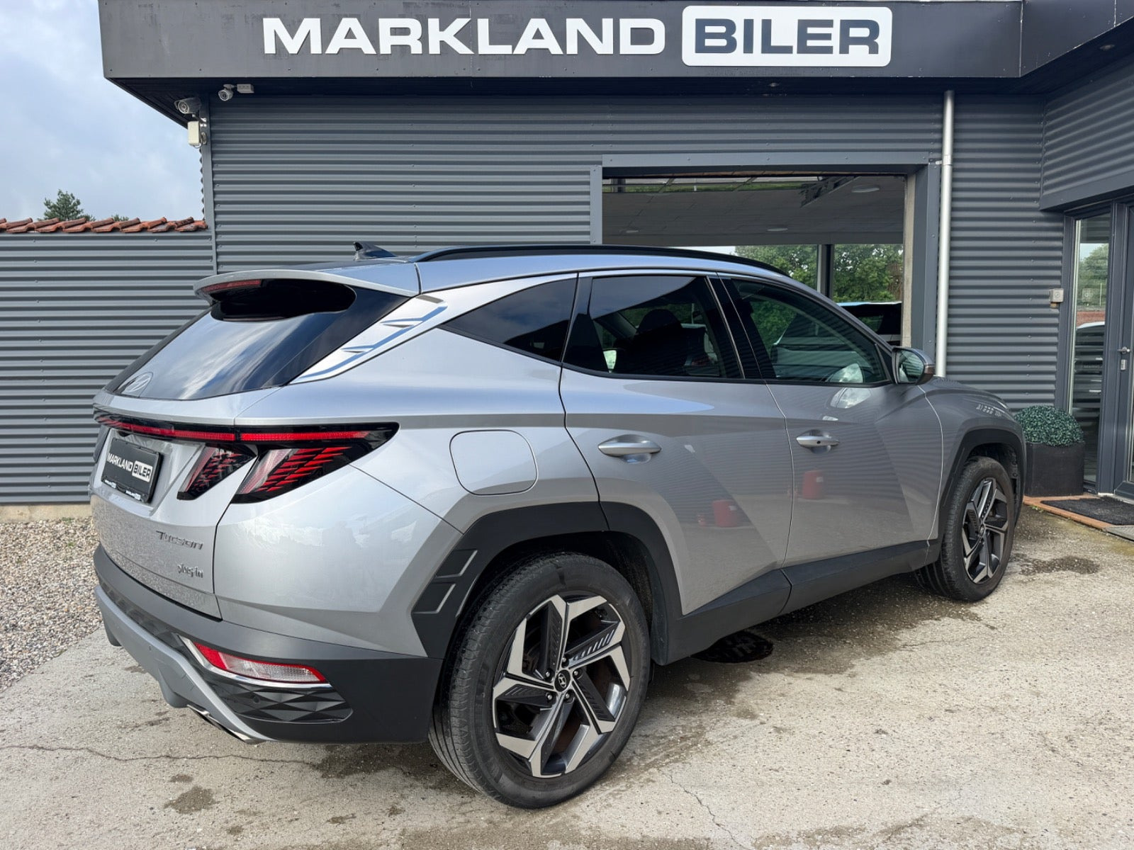 Sølv Hyundai Tucson fra 2022