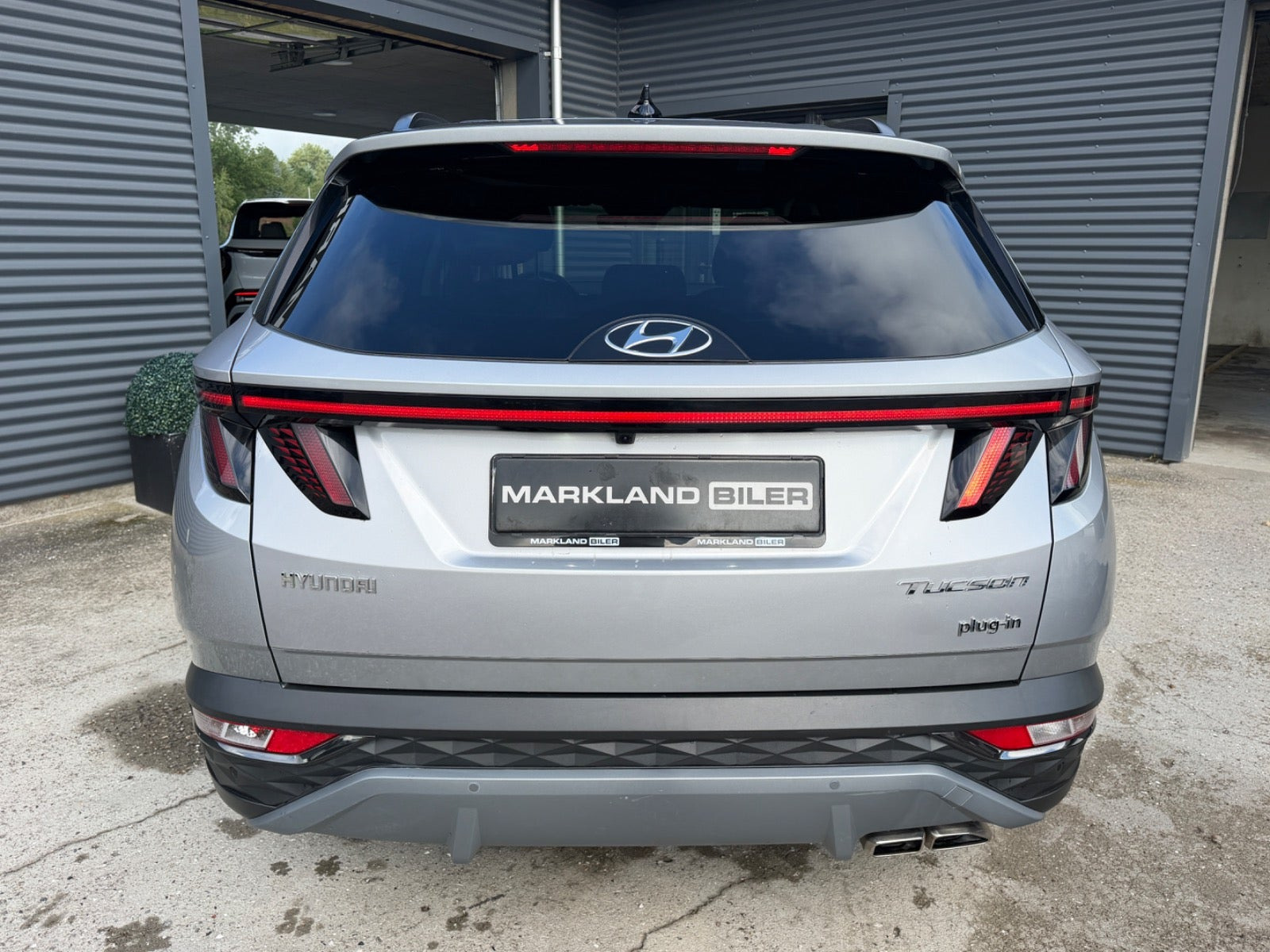Sølv Hyundai Tucson fra 2022