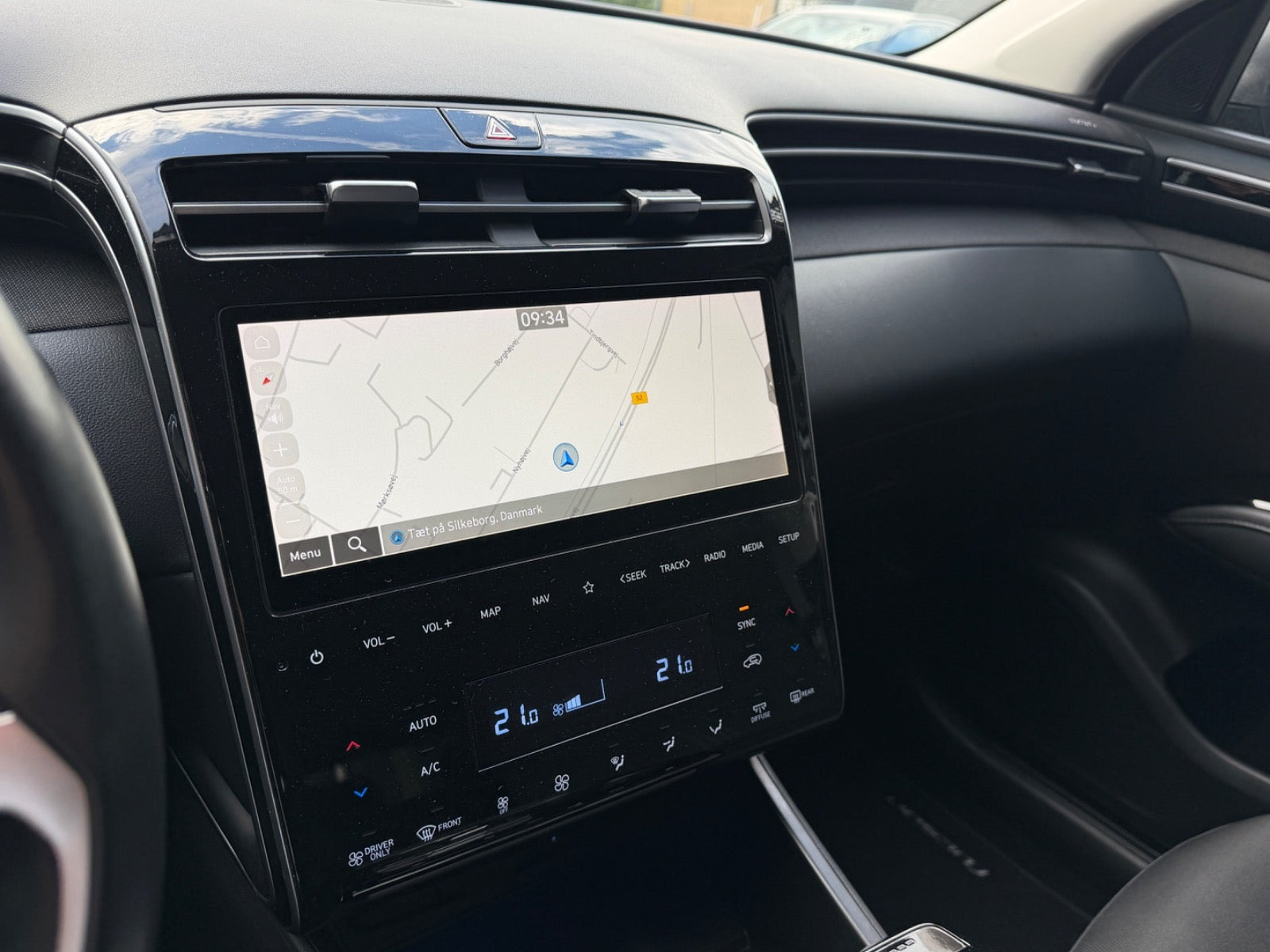 Sølv Hyundai Tucson fra 2022
