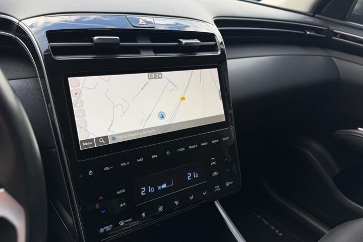 Sølv Hyundai Tucson fra 2022