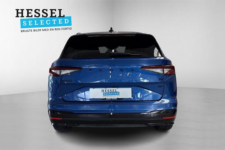 Blå Skoda Enyaq fra 2022