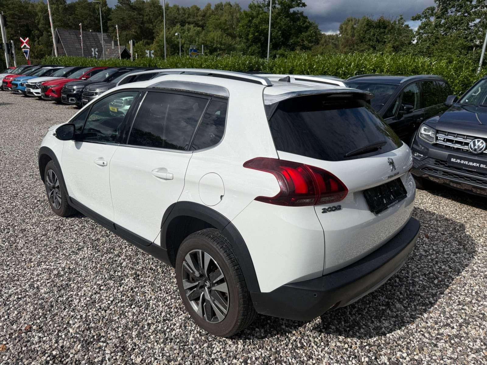 Hvid Peugeot 2008 fra 2018
