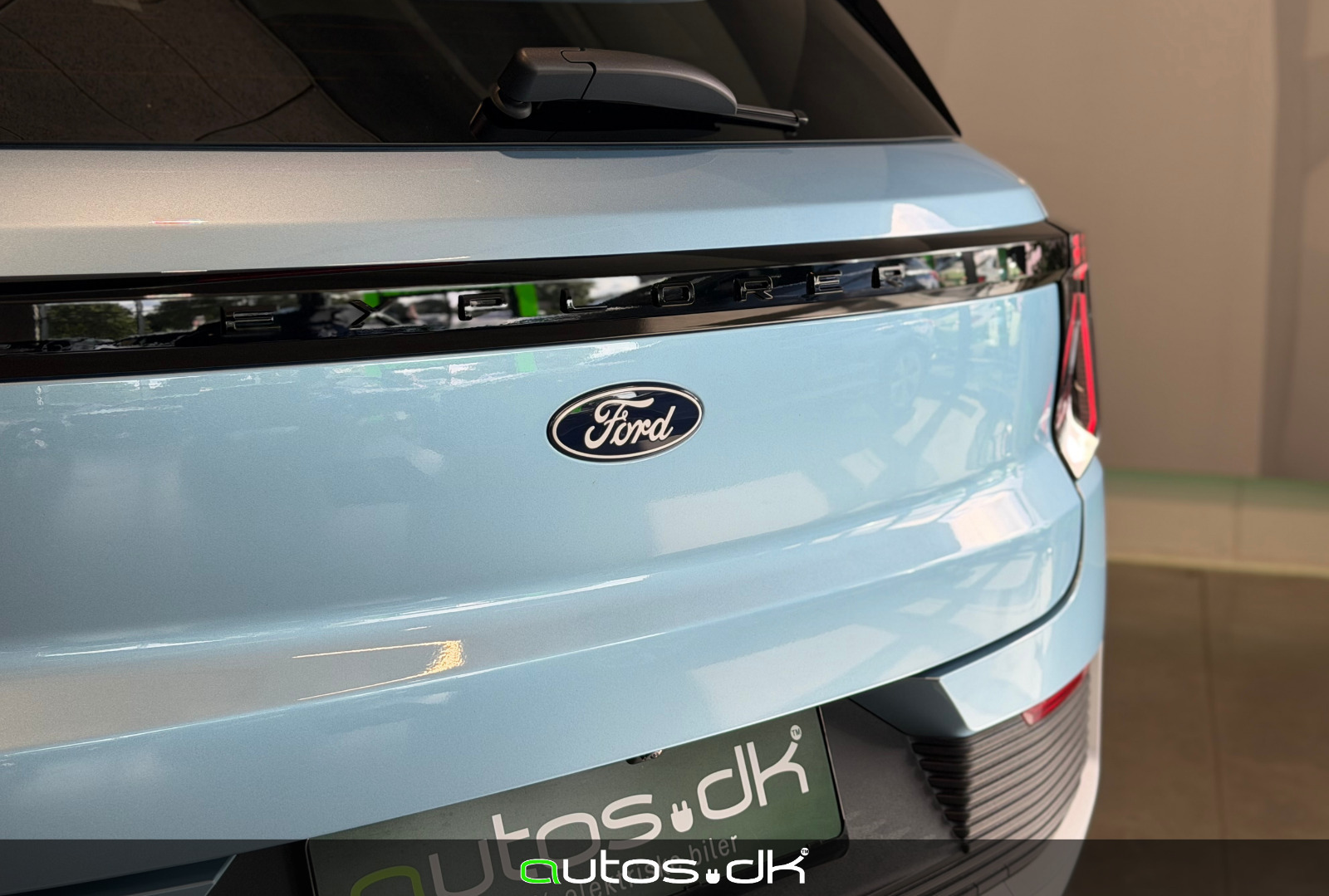 Blå Ford Explorer fra 2025