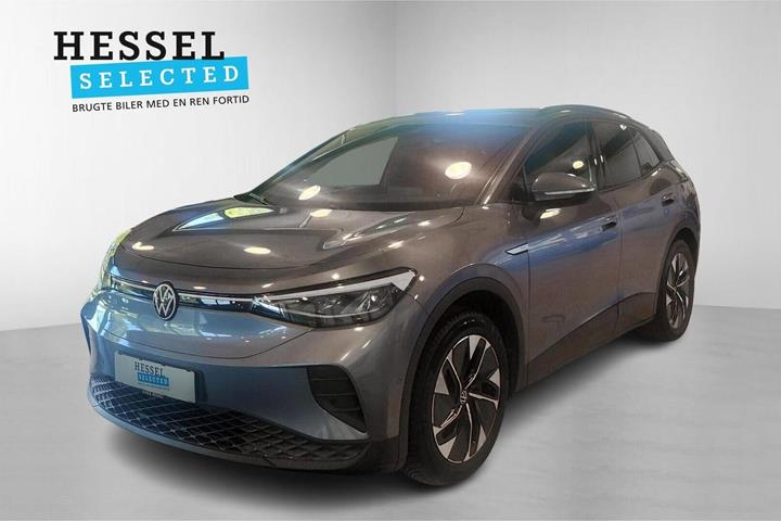 Blå VW ID.4 fra 2023 set udefra