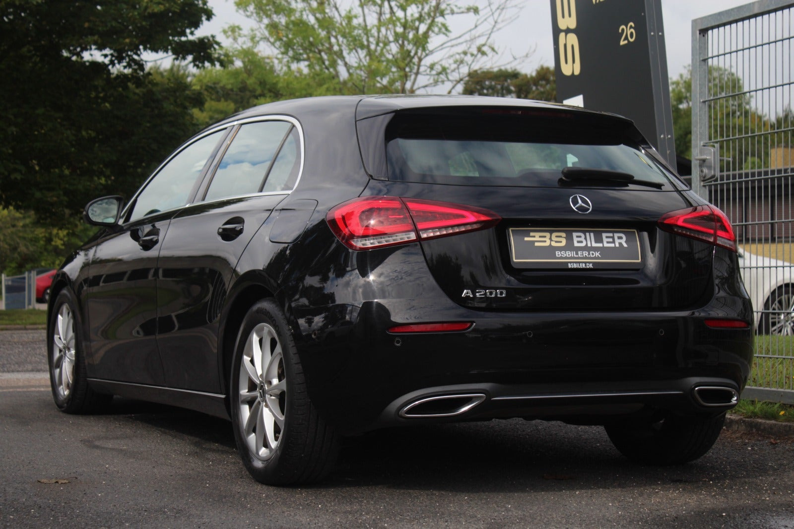 Sort Mercedes A200 fra 2019