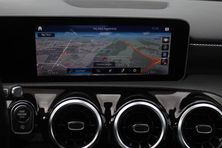 Sort Mercedes A200 fra 2019