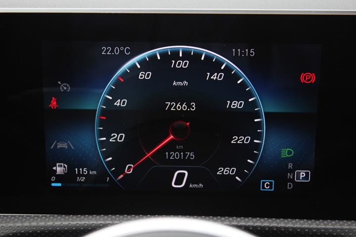Sort Mercedes A200 fra 2019