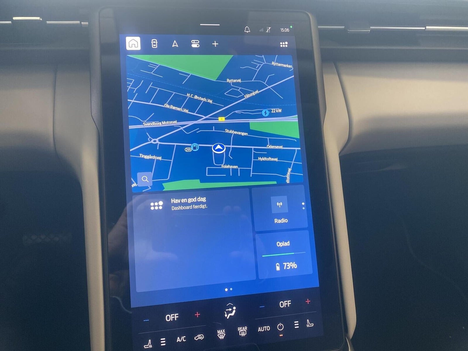 Blå Ford Explorer fra 2026