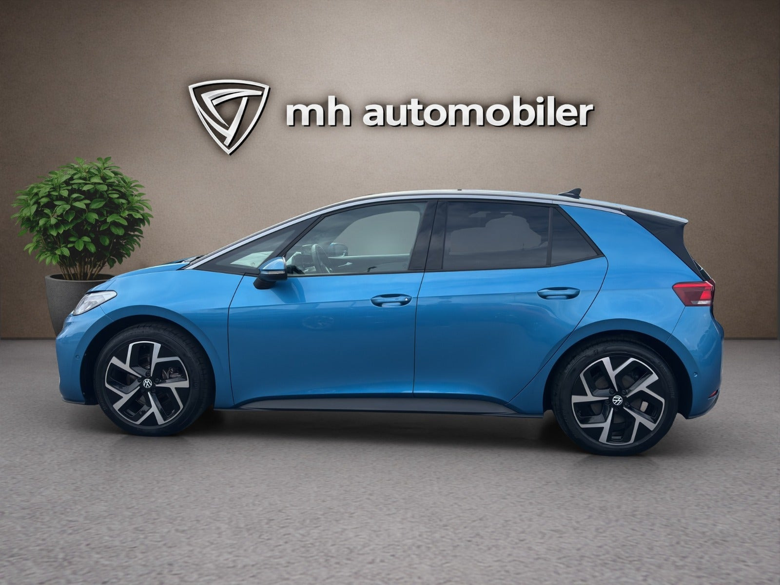 Blå VW ID.3 fra 2024