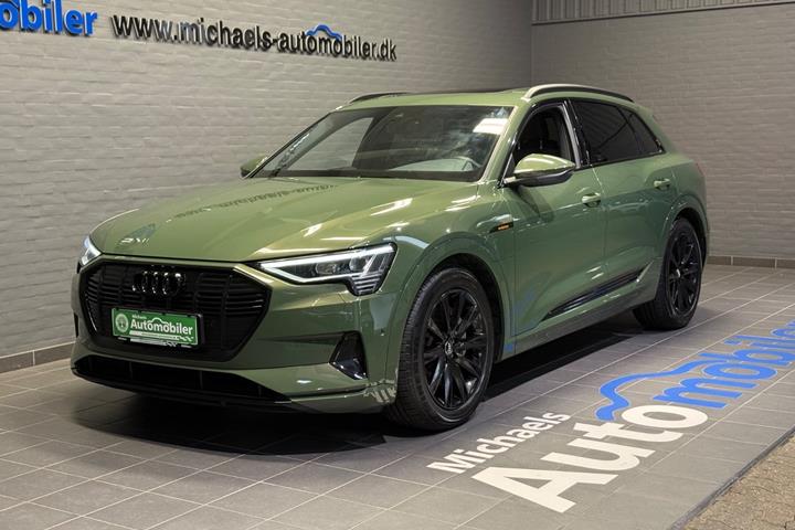 Grøn Audi e-tron fra 2023