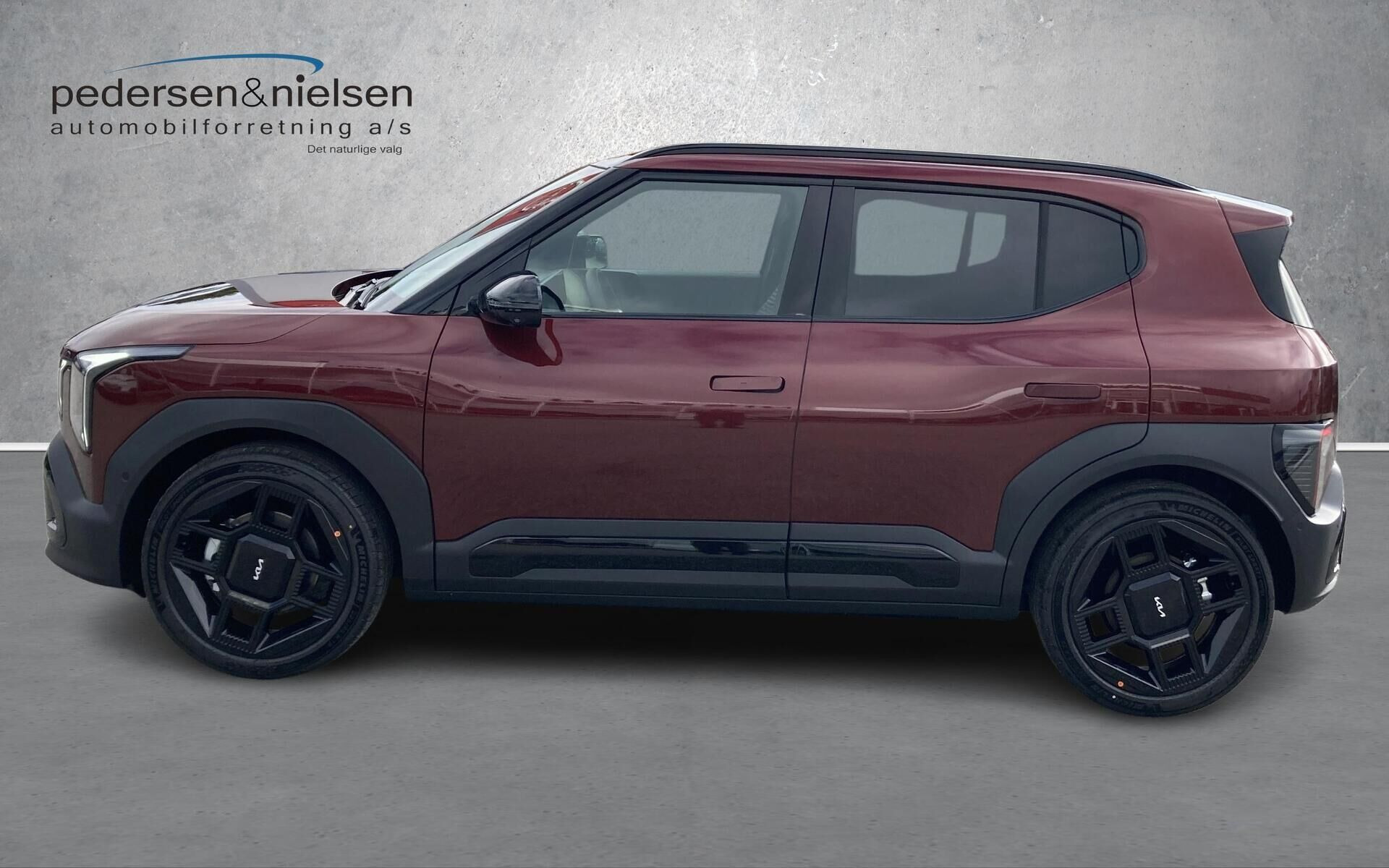 Rød Kia EV2 fra 2027