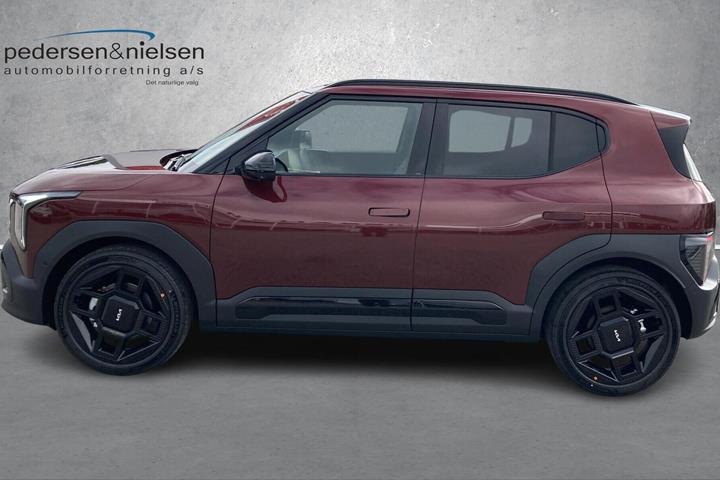 Rød Kia EV2 fra 2027
