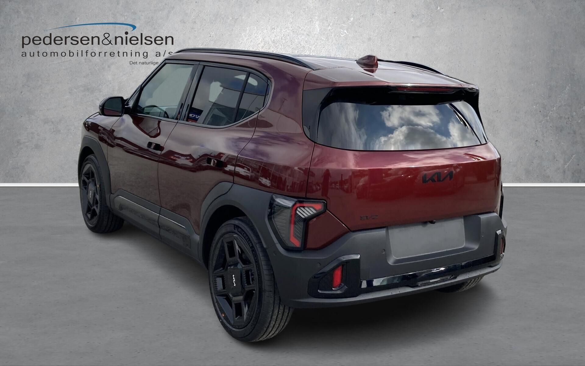 Rød Kia EV2 fra 2027