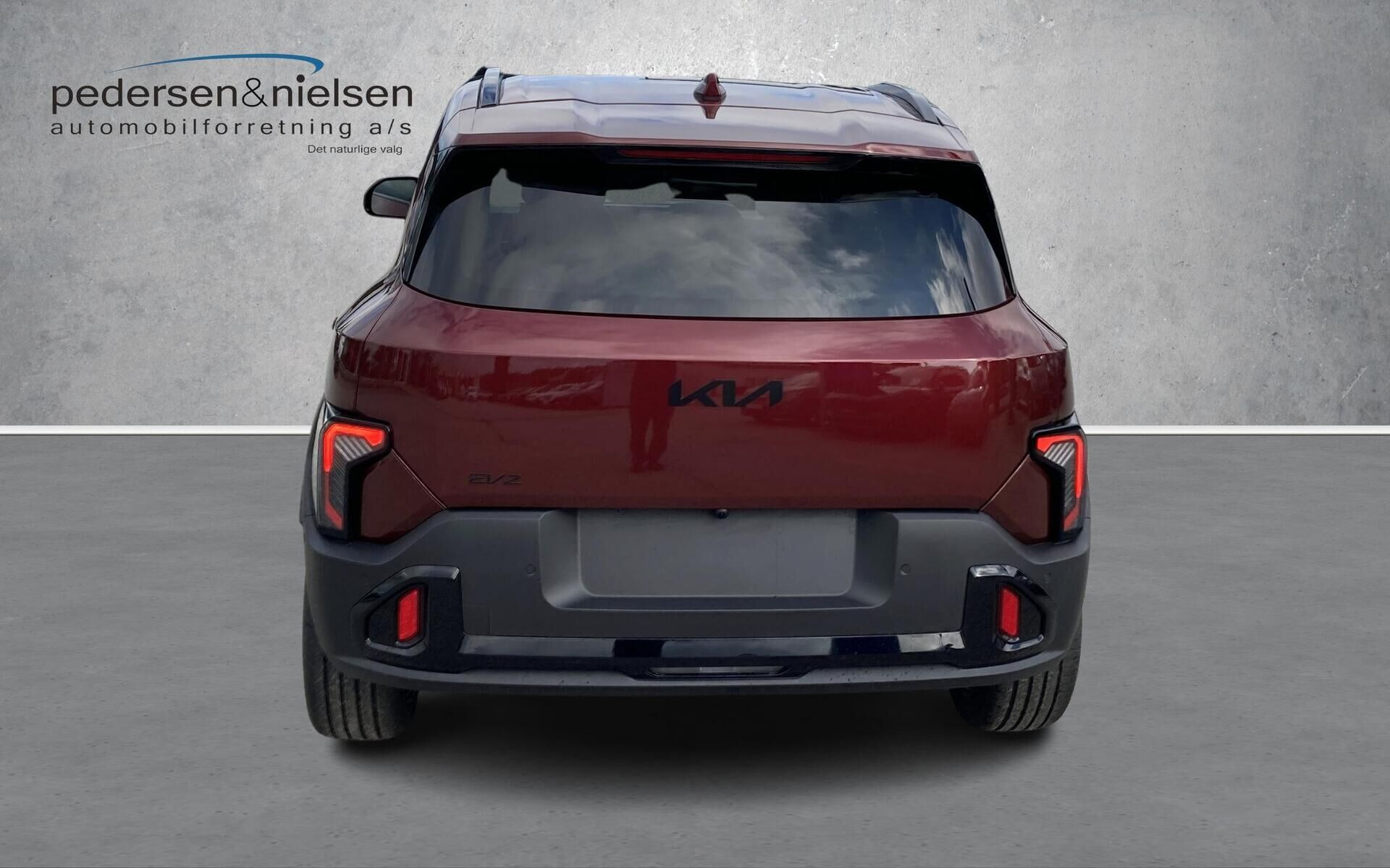 Rød Kia EV2 fra 2027