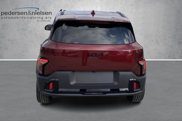 Rød Kia EV2 fra 2027