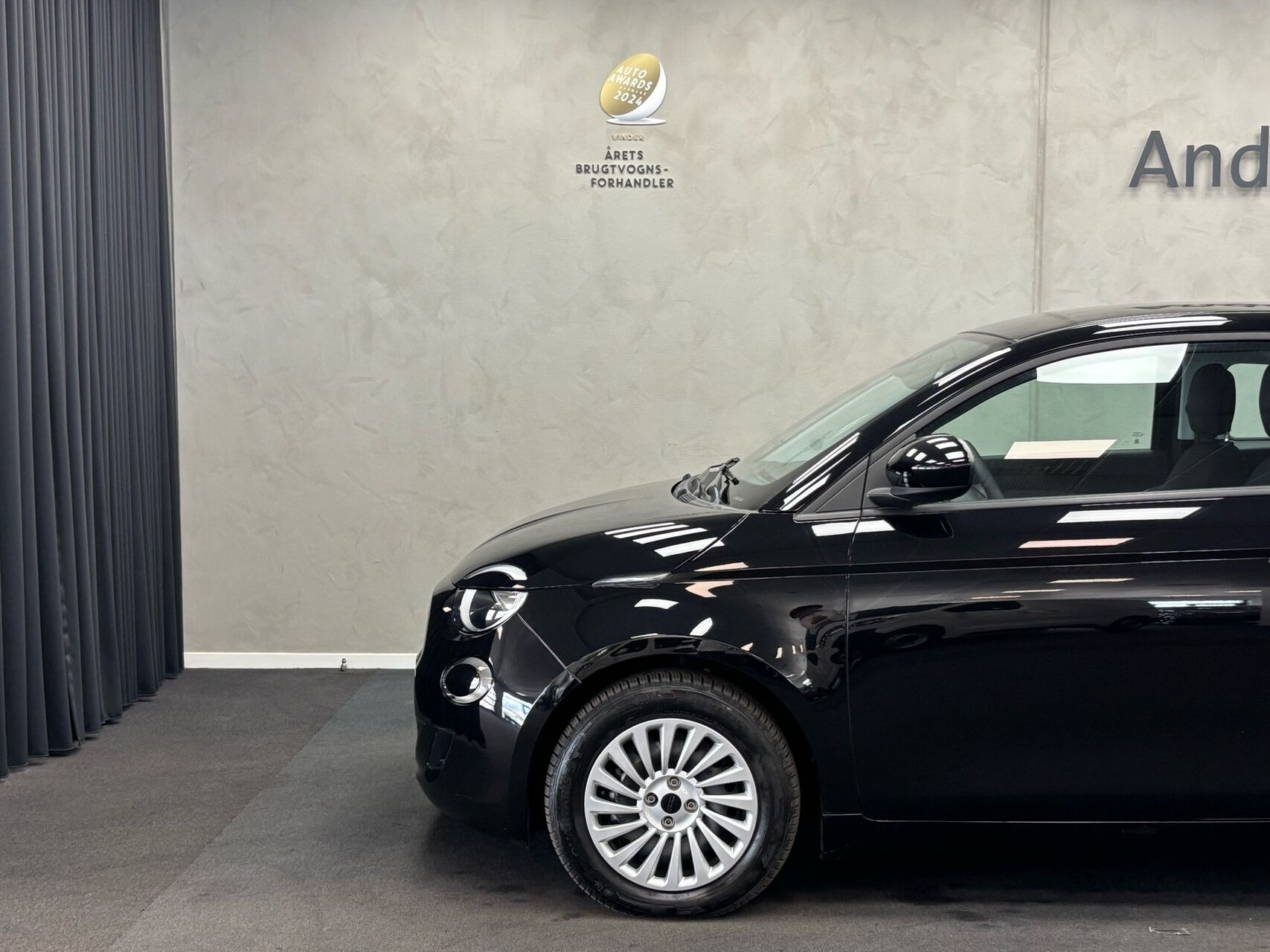 Sort Fiat 500e fra 2023