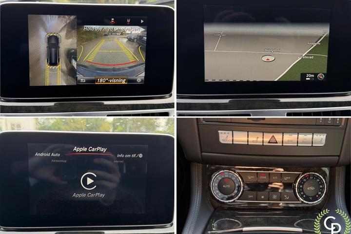 Blå Mercedes CLS250 d fra 2017