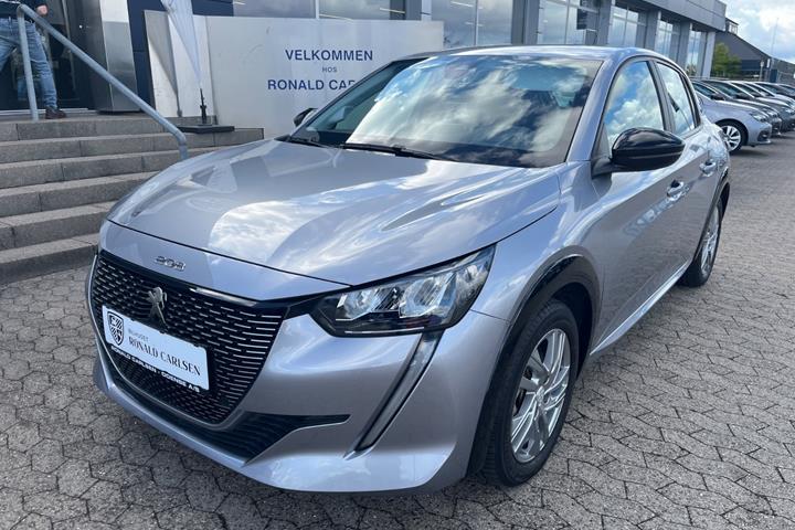 Sølv Peugeot e-208 fra 2022