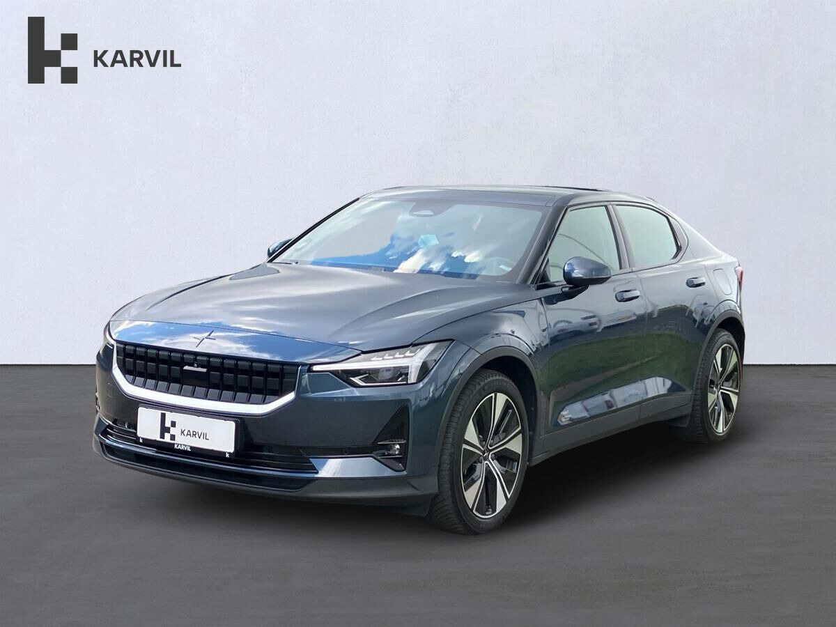 Blå Polestar 2 fra 2023