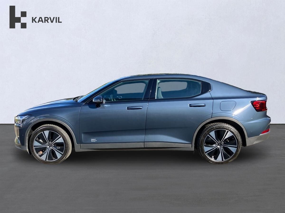 Blå Polestar 2 fra 2023