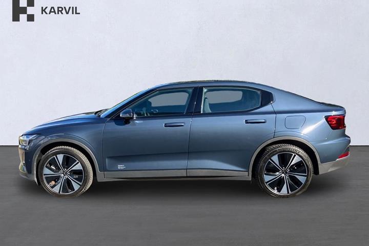 Blå Polestar 2 fra 2023