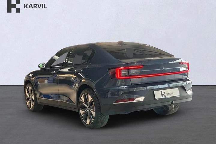 Blå Polestar 2 fra 2023
