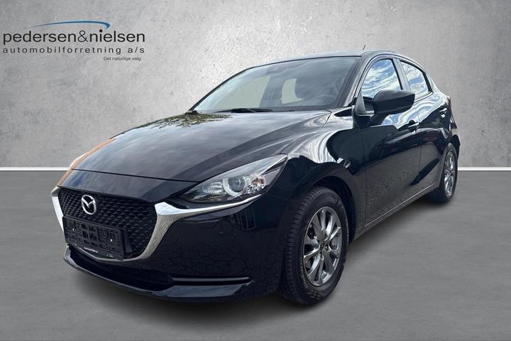 Sort Mazda 2 fra 2023 set udefra