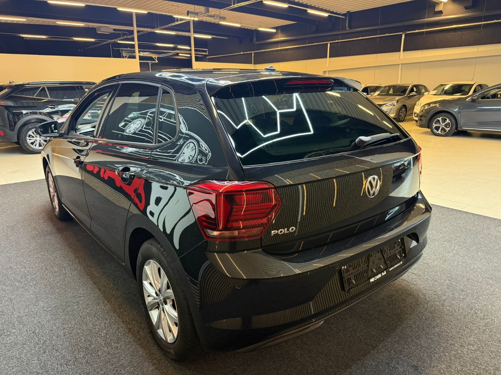 Sort VW Polo fra 2019
