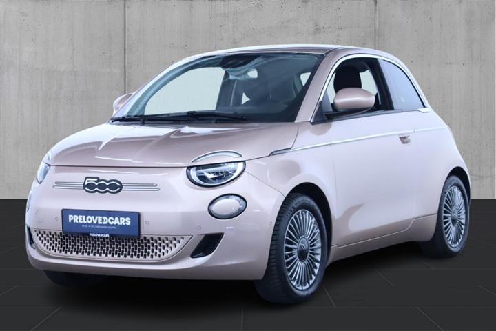 Kobber Fiat 500e fra 2023
