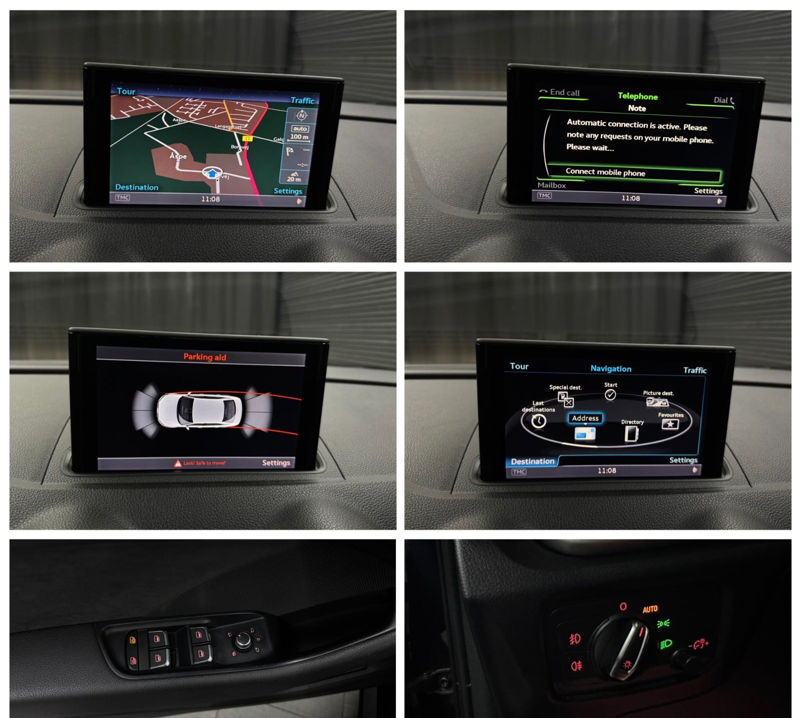Sort Audi A3 fra 2013