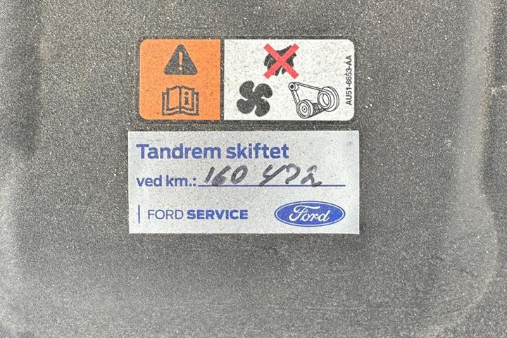 Blå Ford Focus fra 2014