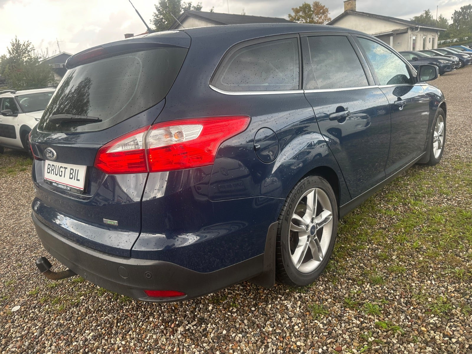 Blå Ford Focus fra 2014