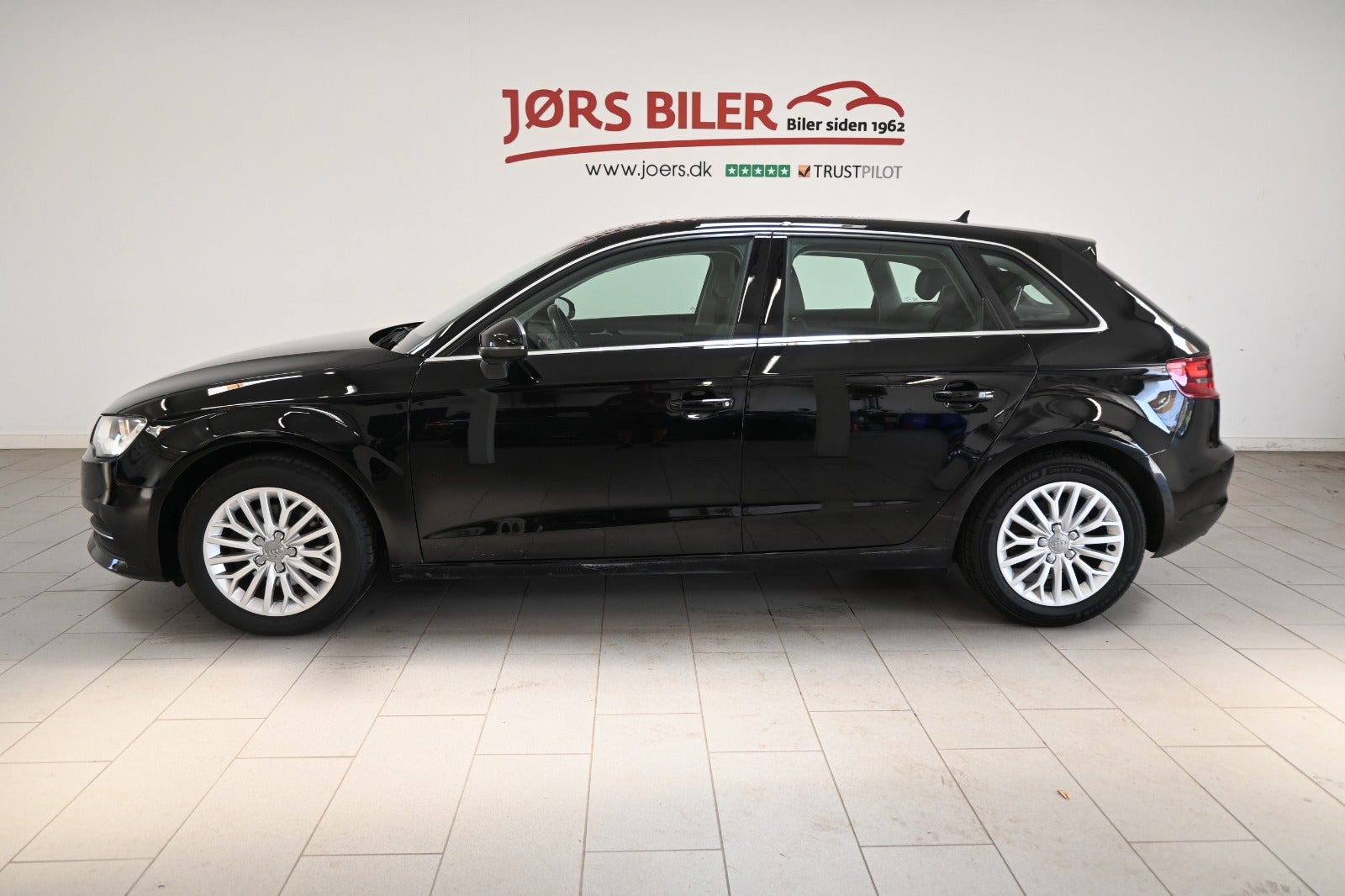 Sort Audi A3 fra 2015