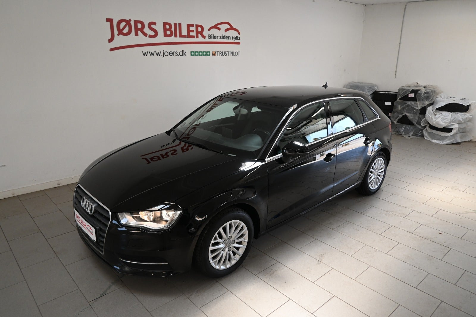 Sort Audi A3 fra 2015