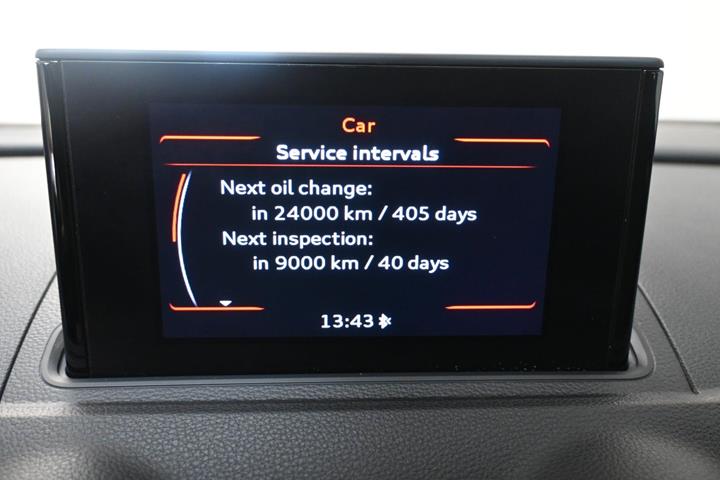 Sort Audi A3 fra 2015