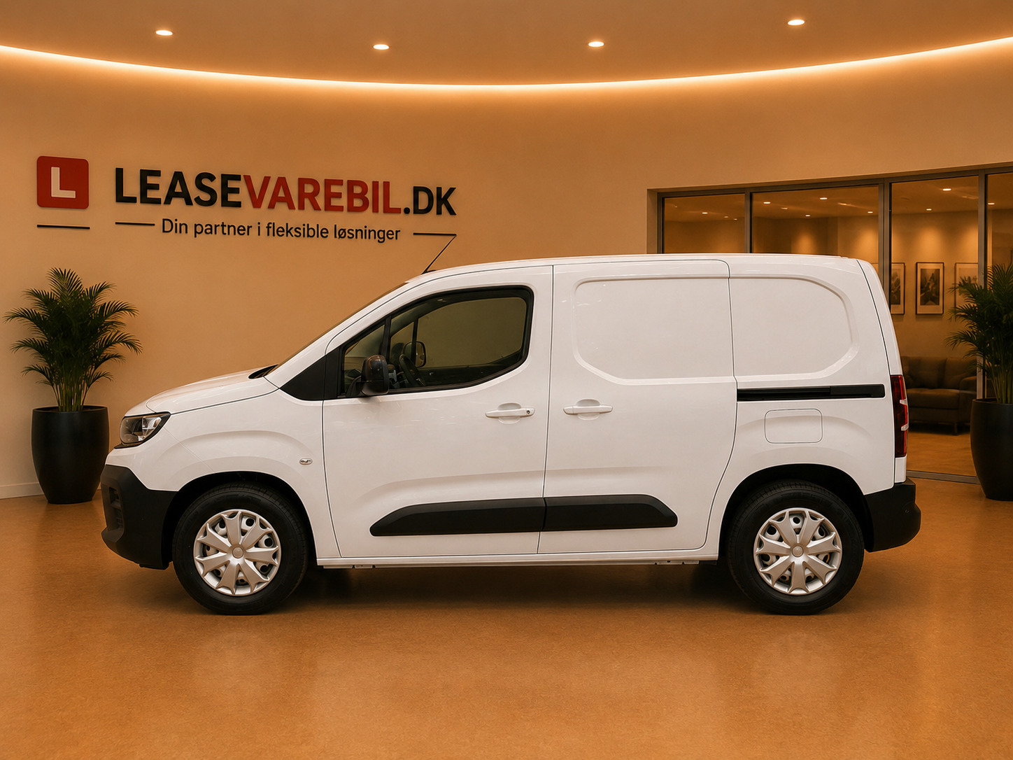 Hvid Opel Combo-e fra 2024