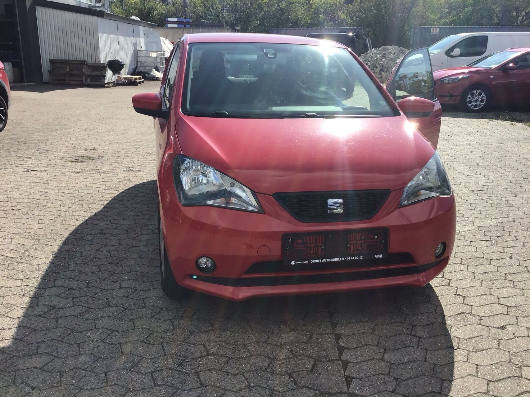 Rød Seat Mii fra 2019