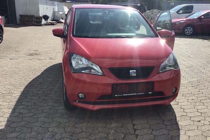 Rød Seat Mii fra 2019