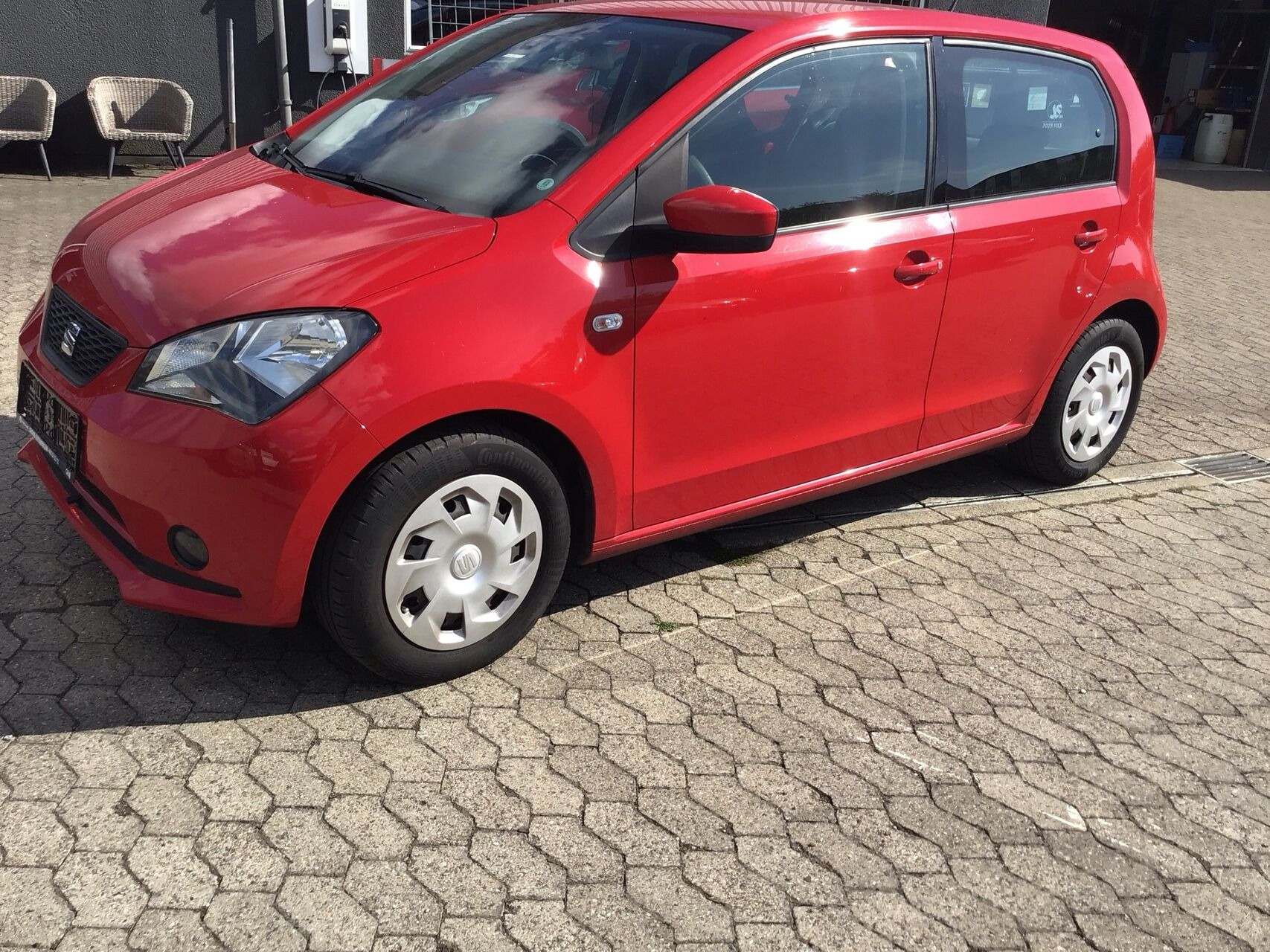 Rød Seat Mii fra 2019