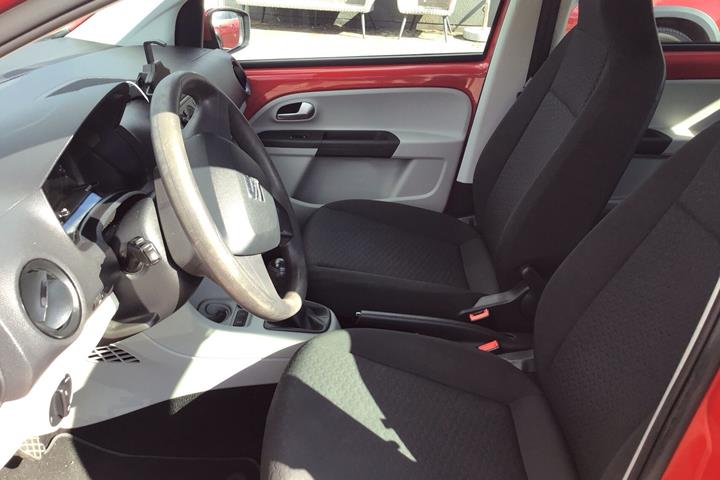 Rød Seat Mii fra 2019