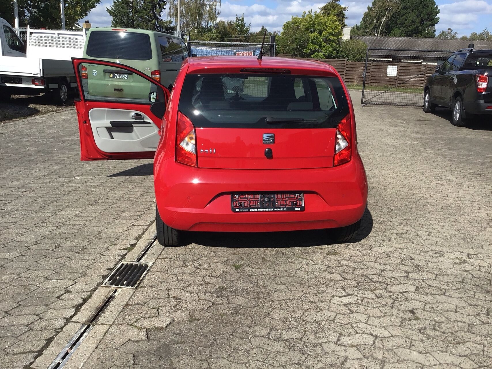 Rød Seat Mii fra 2019
