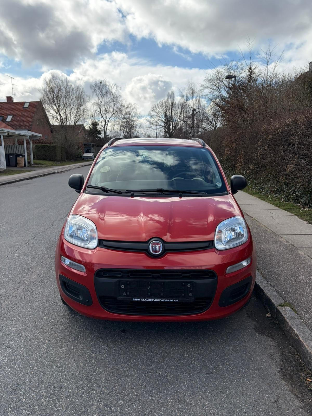 Grøn Fiat Panda fra 2013