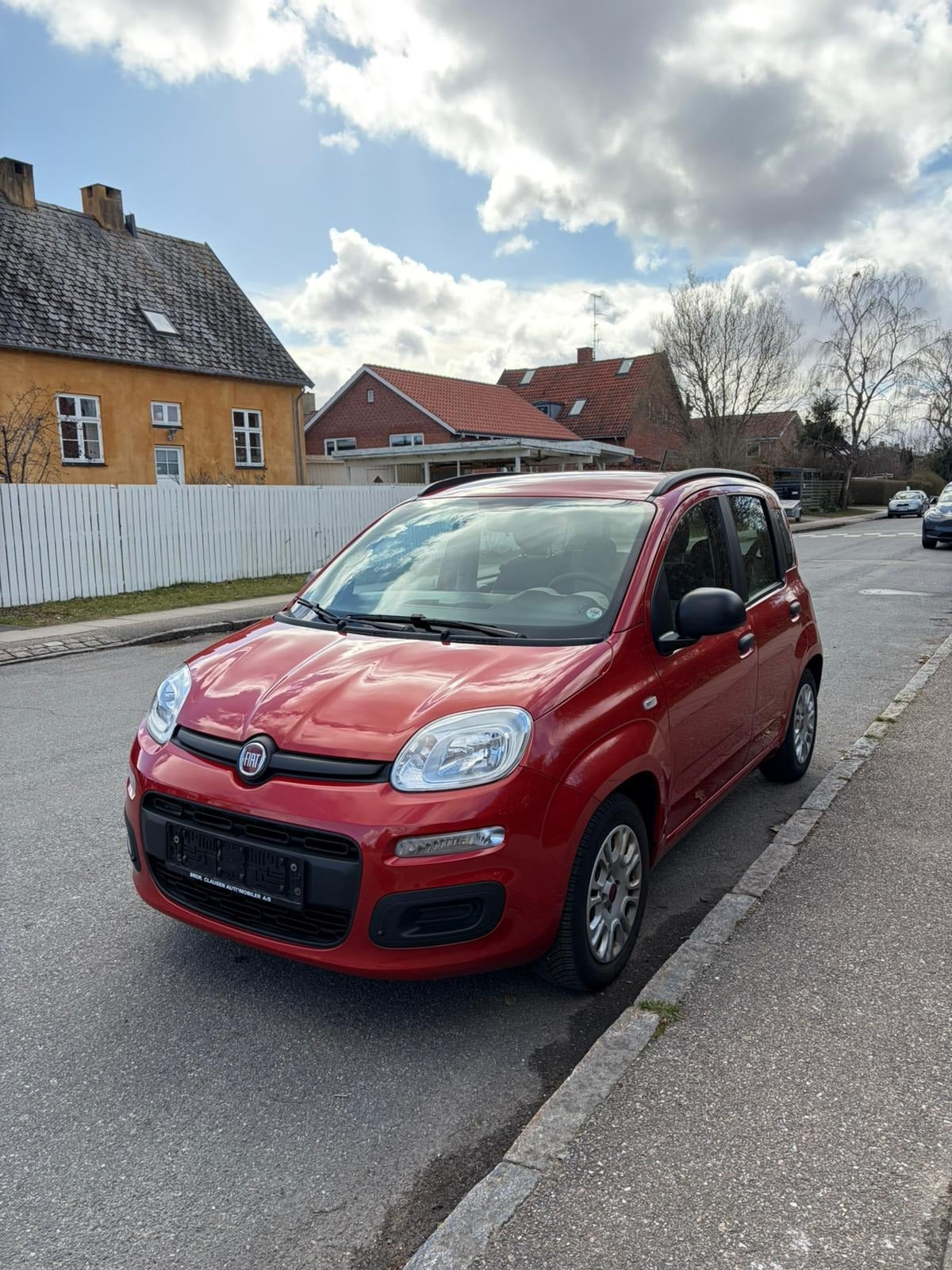 Grøn Fiat Panda fra 2013