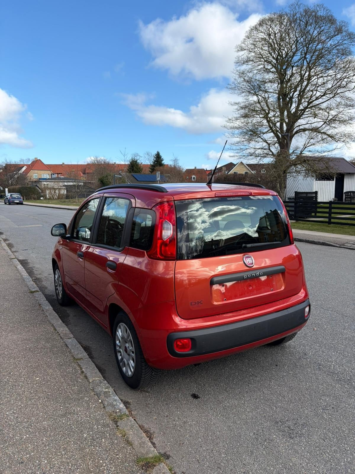 Grøn Fiat Panda fra 2013