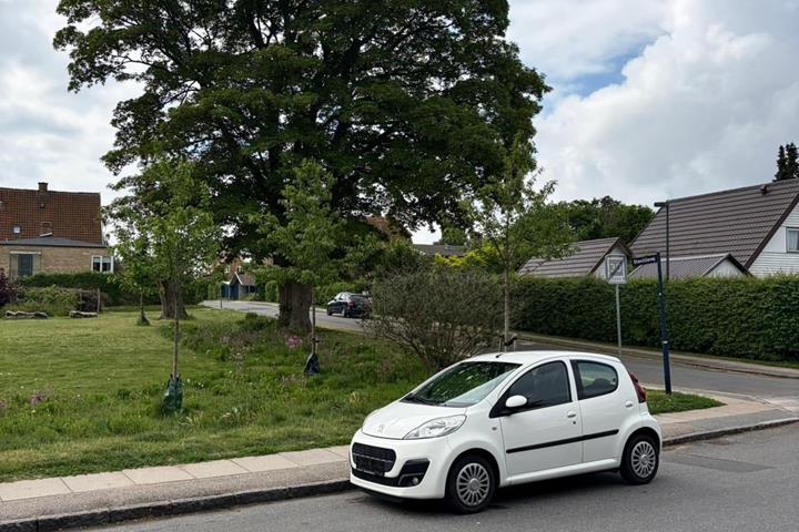 Grøn Peugeot 107 fra 2013