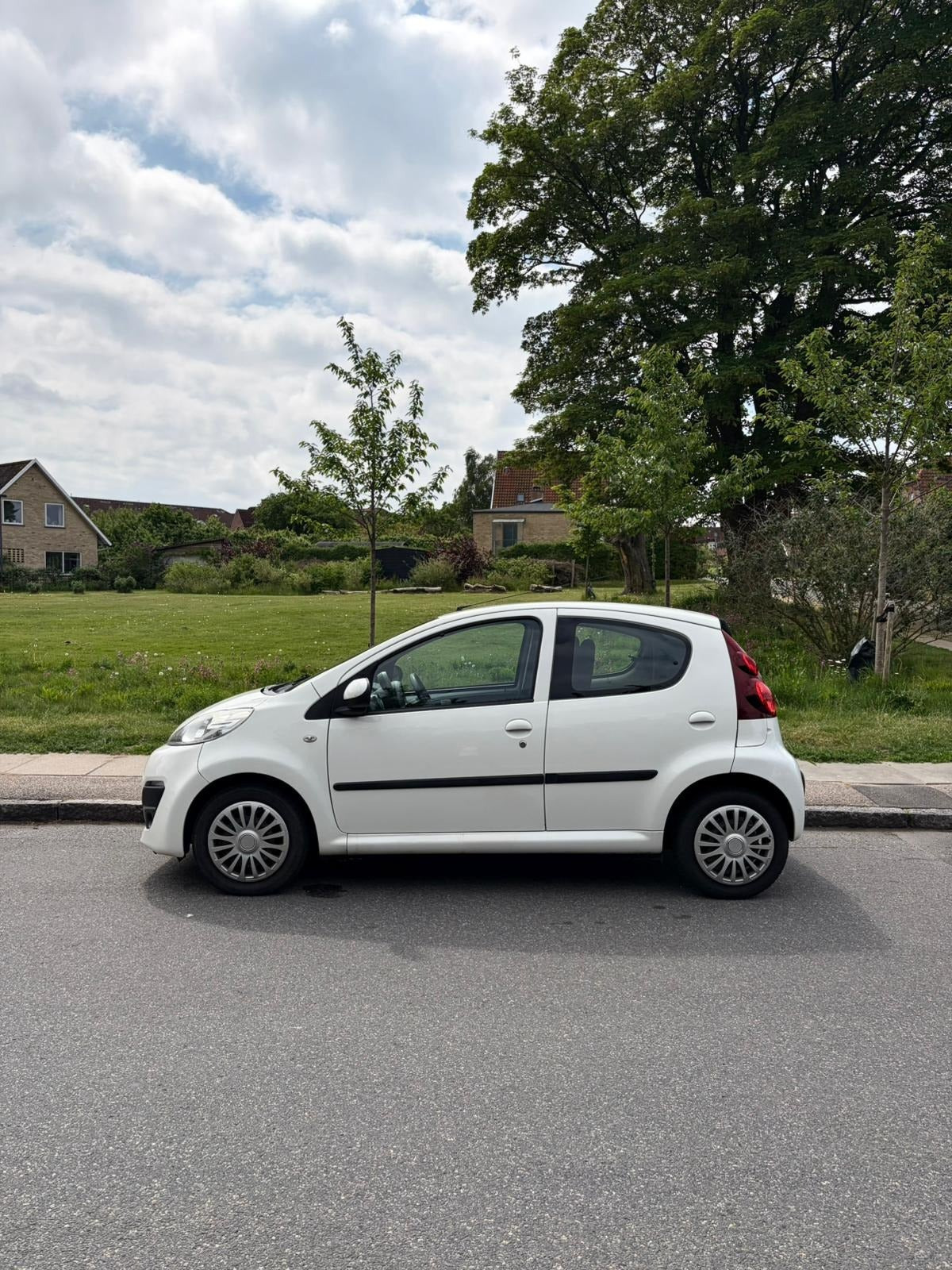 Grøn Peugeot 107 fra 2013