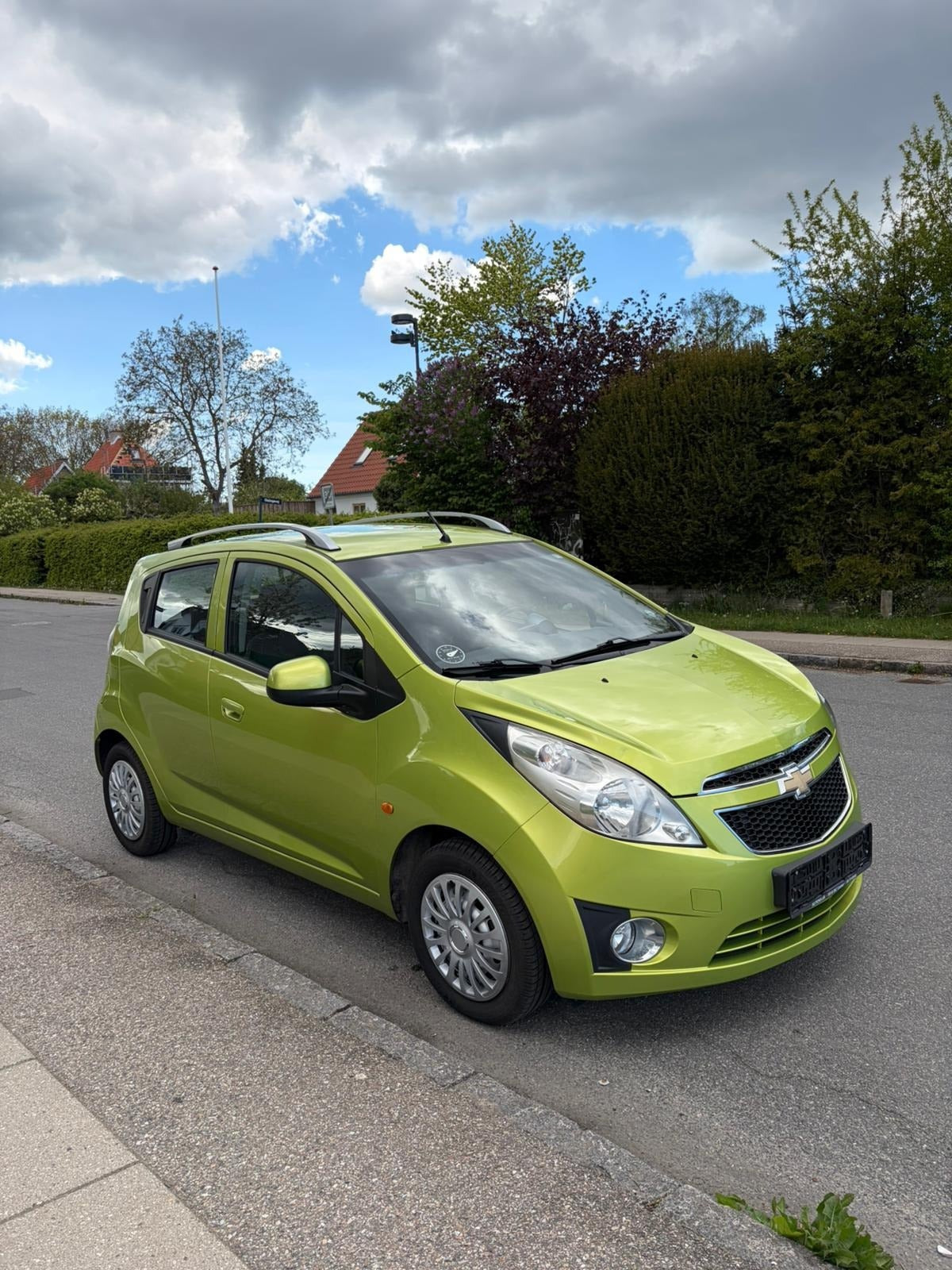 Grøn Chevrolet Spark fra 2012