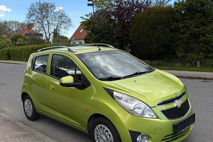 Grøn Chevrolet Spark fra 2012