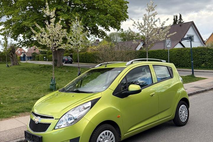 Grøn Chevrolet Spark fra 2012