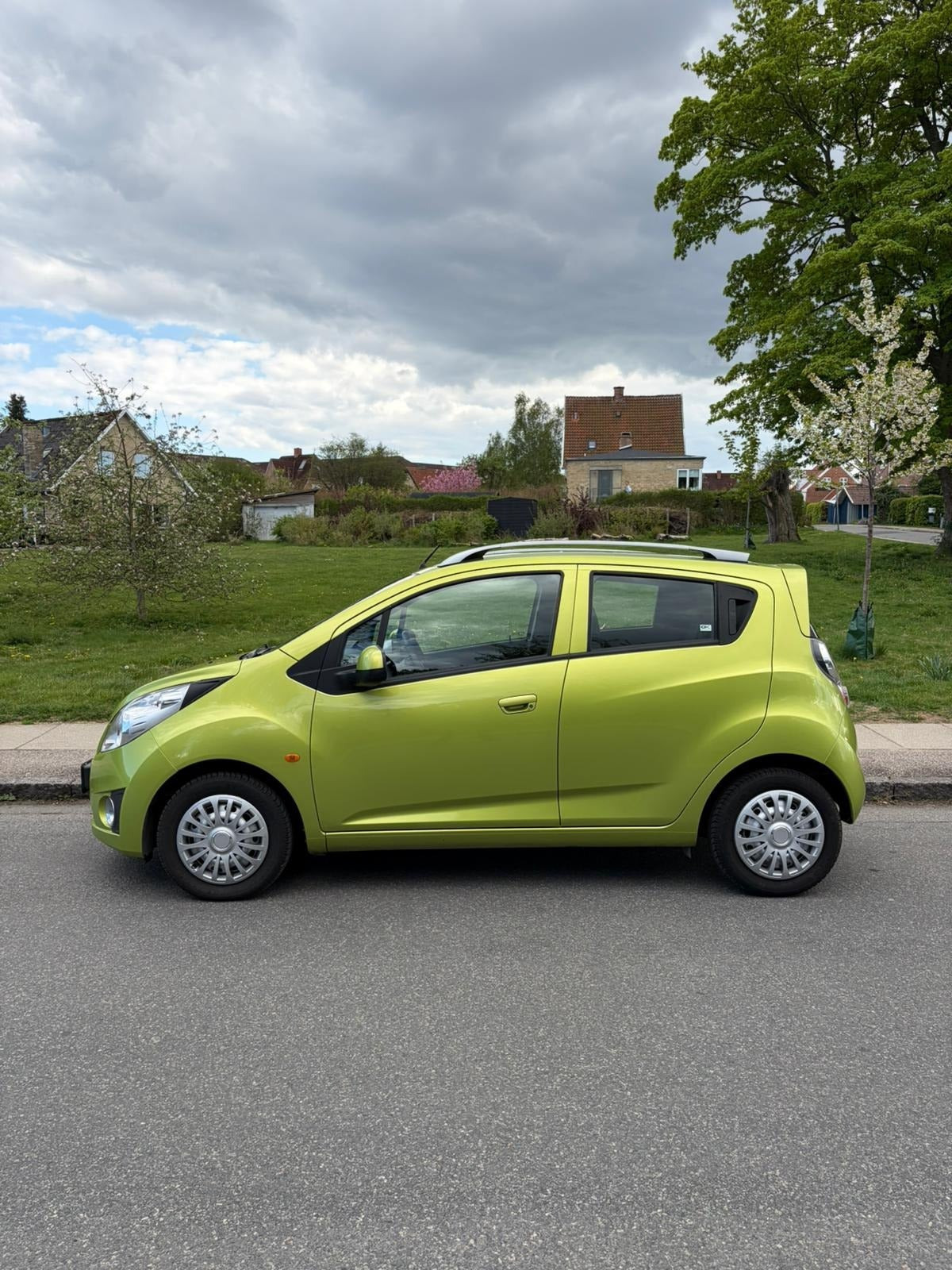 Grøn Chevrolet Spark fra 2012